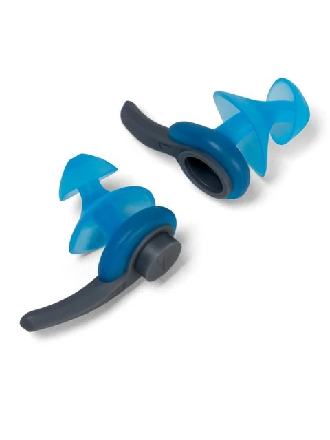 Speedo Biofuse Earplugs - USA Charcoal/Pool - Image 2