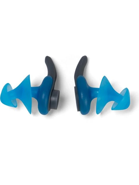 Speedo Biofuse Earplugs - USA Charcoal/Pool - Image 3