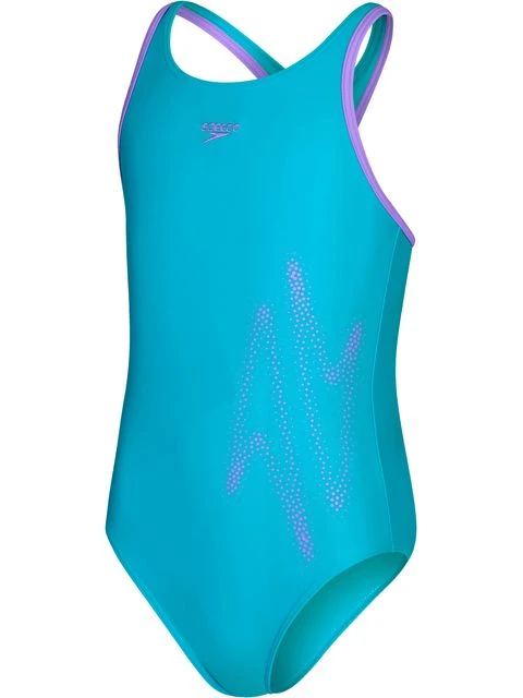 Speedo Flyback One Piece - Boom Logo/Miami Lilac