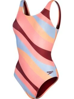 Speedo U-Back One Piece - Soft Coral/Nectarine