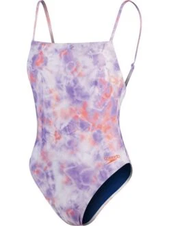 Speedo Adjustable Thinstrap One Piece - Miami Lilac/Soft Coral
