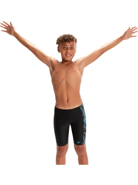 Speedo Panel Jammers - Bolt/Dove Grey - Image 3