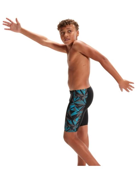 Speedo Panel Jammers - Bolt/Dove Grey - Image 4