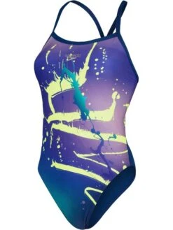 Speedo Turnback One Piece - Ammonite/Miami Lilac