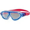 Speedo Junior Biofuse Rift Swim Mask - Clear/Red/Blue