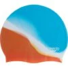 Speedo Multi Colour Swim Cap - Hypersonic Blue/Volcanic Orange
