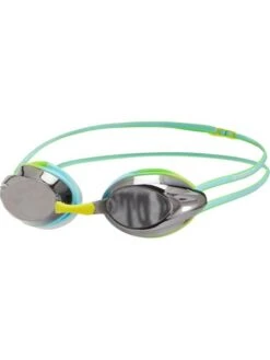 Speedo Opal Junior Goggles - Mirror/Fluro Green/Lazer Lemon/Marine Blue