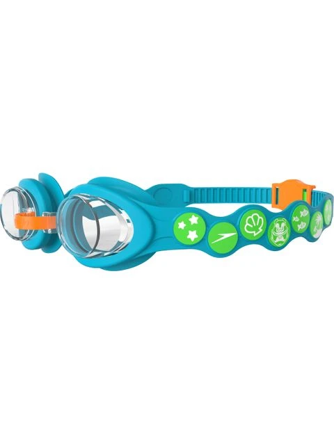 Speedo Infant Spot Goggles - Clear/Blue/Green/Orange - Image 2