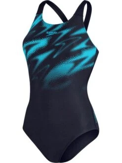 Speedo Muscleback One Piece - Hyperboom Navy/Bolt