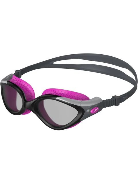Speedo Futura Biofuse Flexiseal Female Smoked Goggles - Ecstatic Pink & Black