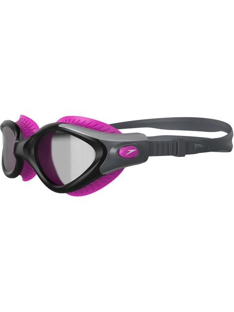 Speedo Futura Biofuse Flexiseal Female Smoked Goggles - Ecstatic Pink & Black - Image 2