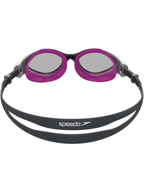 Speedo Futura Biofuse Flexiseal Female Smoked Goggles - Ecstatic Pink & Black - Image 3