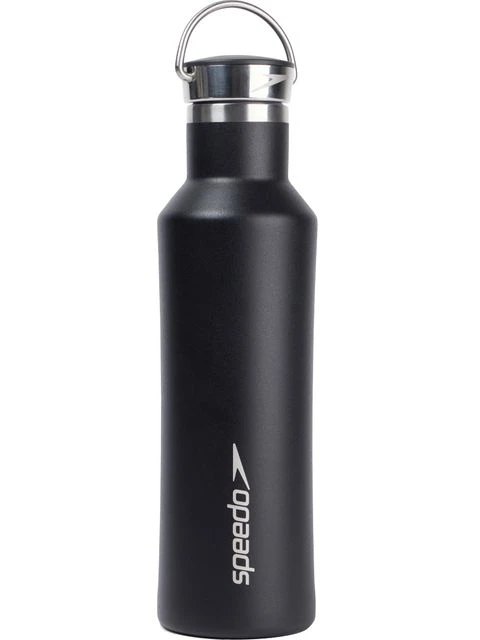 Speedo Metal Water Bottle - Black