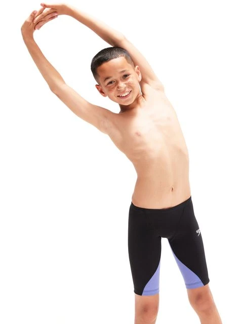 Speedo Fastskin Junior LZR Ignite Jammers - Black/Miami Lilac - Image 2