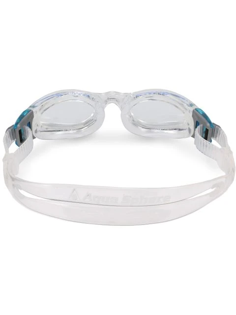 Aqua Sphere Kaiman Compact Clear Goggles - Clear & Turquoise - Image 4