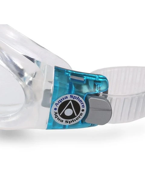Aqua Sphere Kaiman Compact Clear Goggles - Clear & Turquoise - Image 5