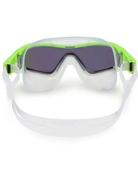 Aqua Sphere Vista Pro Titanium Mirror Goggles - Green & White - Image 5