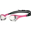 Arena Cobra Ultra Swipe Mirror Goggles - Silver & Pink