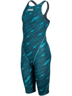 Arena Powerskin ST NEXT Junior Kneelength - Clean Sea Blue
