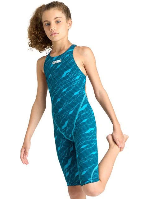 Arena Powerskin ST NEXT Junior Kneelength - Clean Sea Blue - Image 9