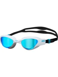 Arena The One Mirror Goggles - White & Black