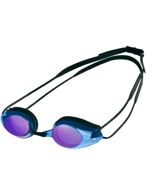 Arena Tracks Mirrored Goggles - Black & Blue