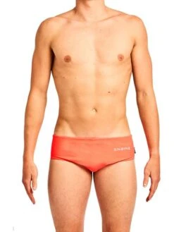 Engine Club Cut Pool Briefs - Fluro Red