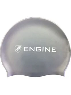 Engine Solid Swim Cap - Silver