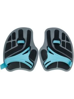 Aqua Sphere Ergoflex Hand Paddles - Black/Light Blue