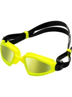 Aqua Sphere Kayenne Pro Goggles - Titanium Yellow Mirror/Yellow/Yellow