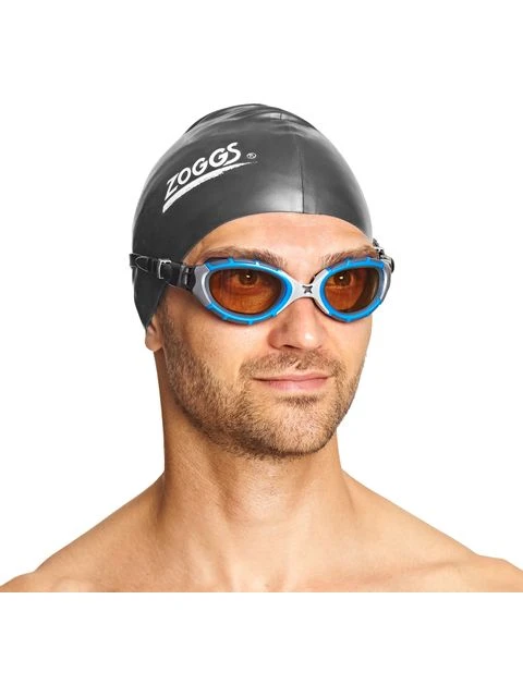 Zoggs Predator Flex Polarized Ultra Reactor Goggles - Copper/Blue/Silver - Image 6