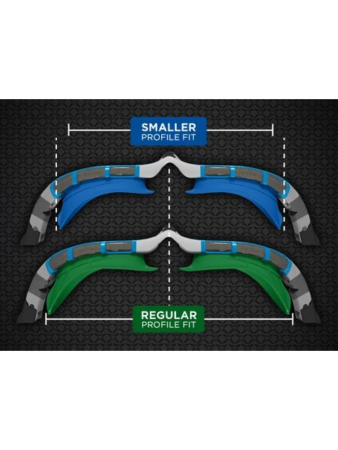 Zoggs Predator Goggles Small Fit - Smoke/Blue/Black - Image 9